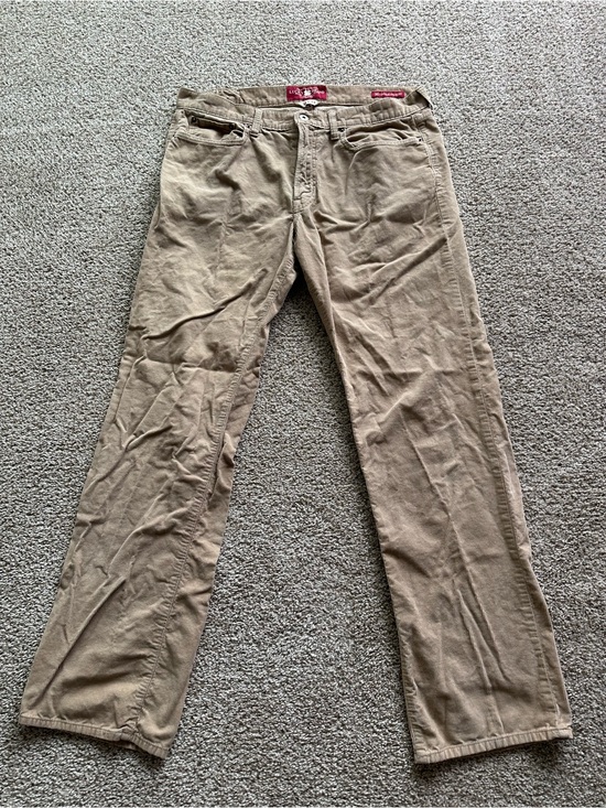 Lucky Brand Other - Lucky Brand Pants Men's 36x34 Beige 361 Vintage Straight Chino Casual Corduroy